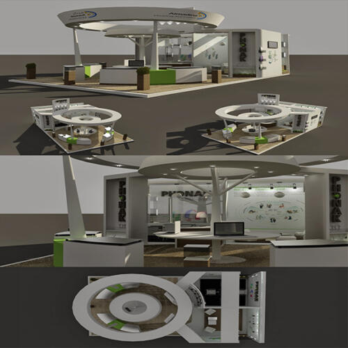 تصميم بوث استطواني