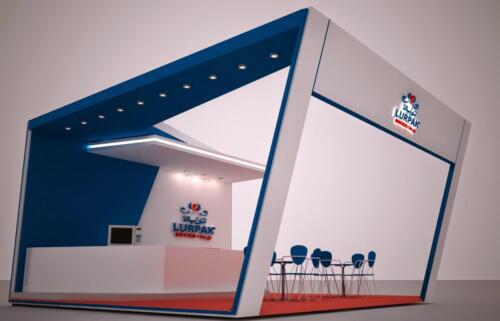 بوث خشب تصميم خاص