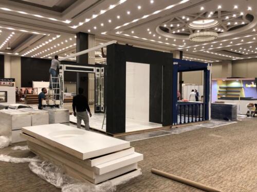 تنفيذ بوثات خشب لمعرض بوث معرض بوثات معارض