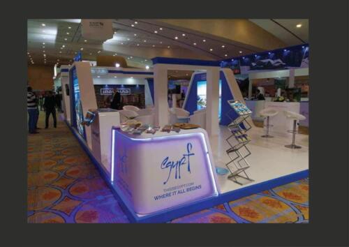 بوث خشب  مضيء